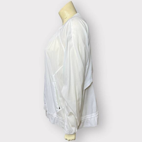 Athleta White Windbreaker Jacket - Picture 4 of 6